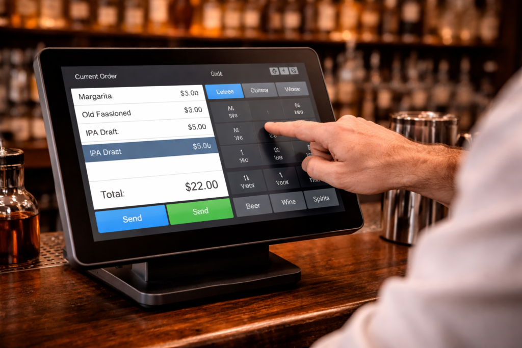 Easy to use bartender calculator interface for fast drink calculations