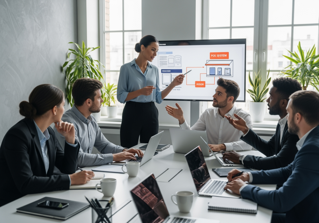 POS system company Malaysia team providing business technology solutions for F&B retail and hospitality