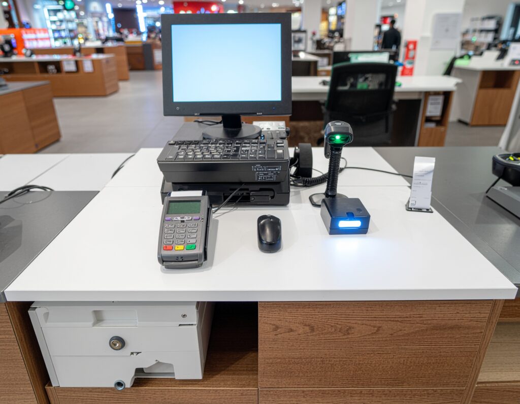 complete POS hardware system Malaysia for retail and restaurant business operations