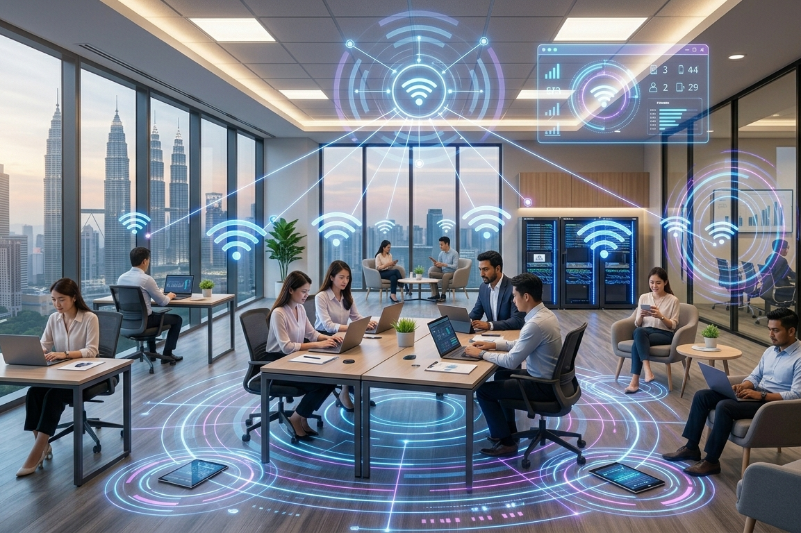 wifi 6 and wifi 7 business wireless network solutions Malaysia for high speed connectivity